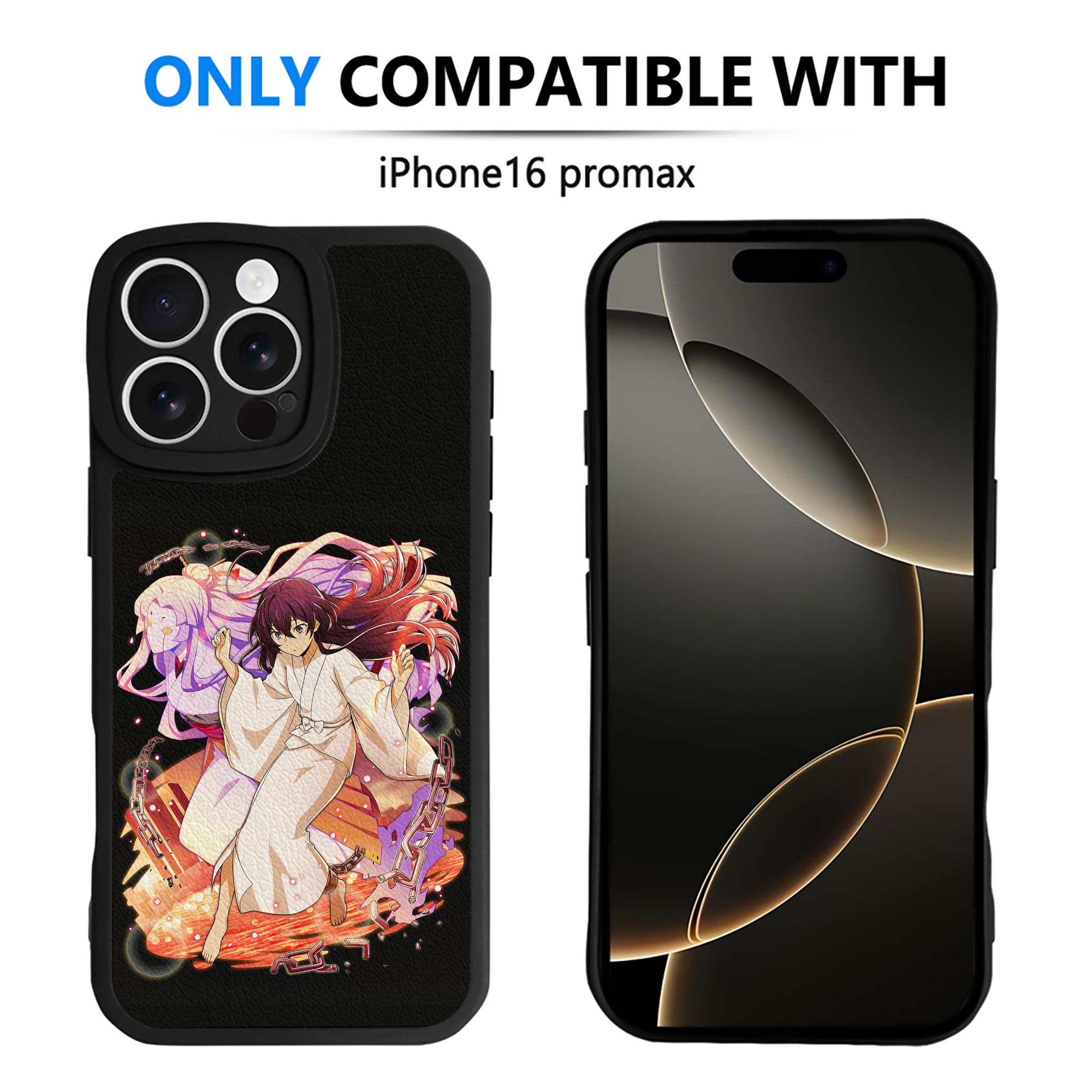 （画像用） 文豪ストレイドッグス Bungo Stray Dogs 【iPhone 16シリーズ対応】シリコンスマホケース（レザー調） 材質：シリコン